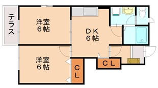 篠栗駅 徒歩7分 1階の物件間取画像